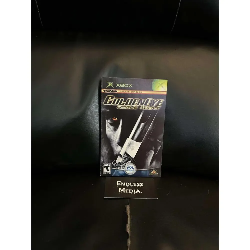 GoldenEye Rogue Agent Microsoft Xbox Manual only Video Game